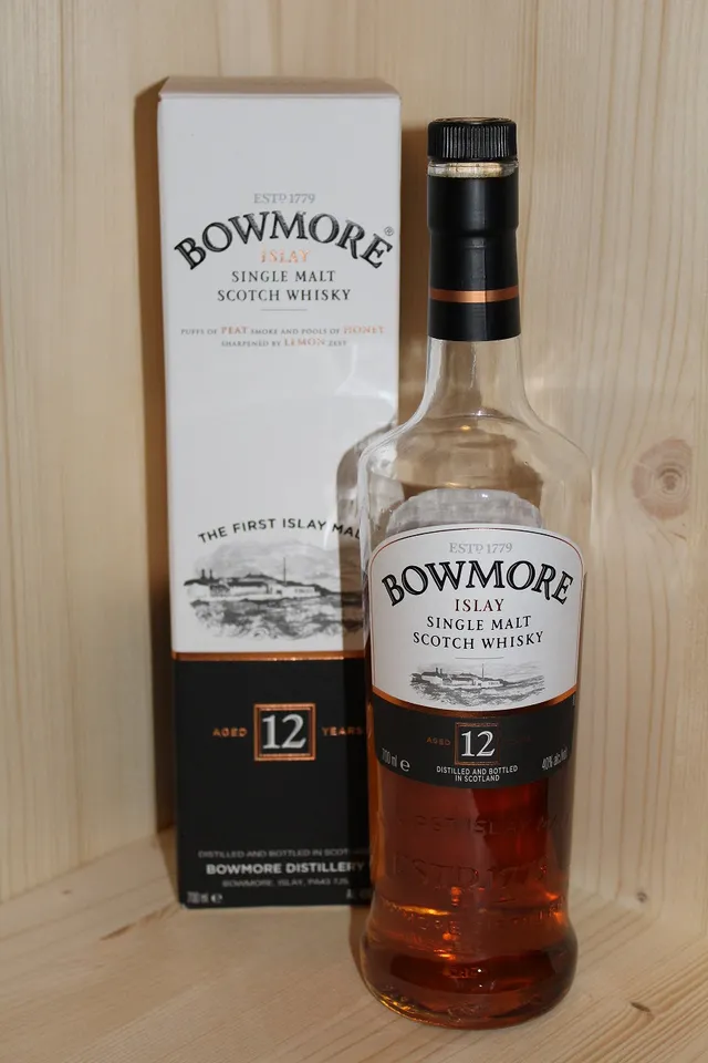 Das Design des Bowmore 12, enthält viele schöne Details.