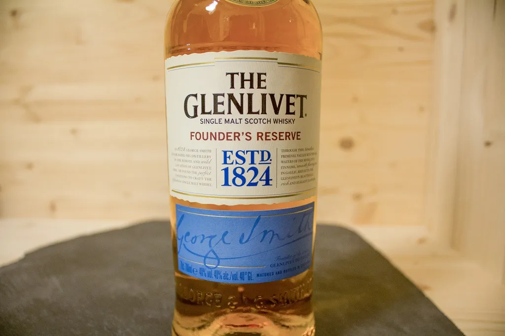 Die Wurzeln der Brennerei werden bei dem Glenlivet Founder's Reserve öfter betont.