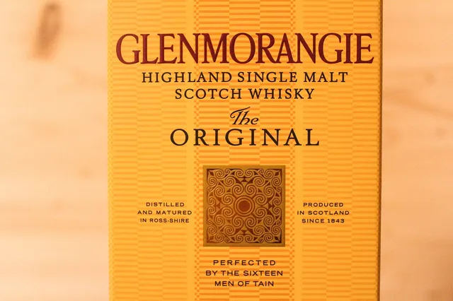 Die Goldverzierung des Glenmorangie Original.