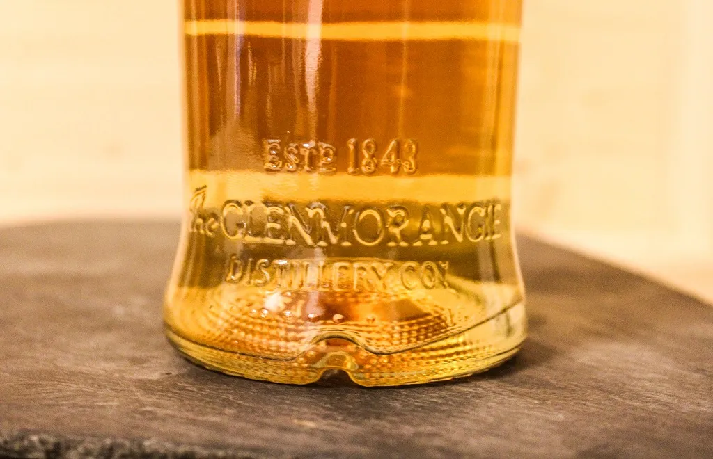 Die Prägung auf dem Glenmorangie Original ist sehr gut gelungen.