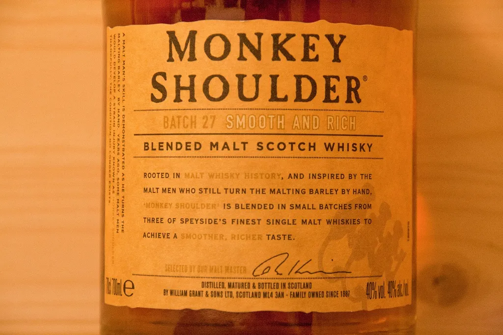 Der Monkey Shoulder kann sich sehen lassen, die Qualität stimmt.